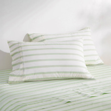 Beau Yarn-Dyed Washed Cotton Pillowcases (Set of 2)